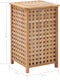 vidaXL - Wasmand - 39x39x65 - cm - massief - walnotenhout