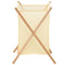 vidaXL - Wasmand - 42x41x64 - cm - cederhout - en - stof - beige