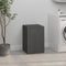 vidaXL - Wasmand - 44x44x66 - cm - massief - grenenhout - grijs