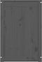 vidaXL - Wasmand - 44x44x66 - cm - massief - grenenhout - grijs