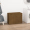 vidaXL - Wasmand - 44x44x66 - cm - massief - grenenhout - honingbruin