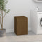vidaXL - Wasmand - 44x44x66 - cm - massief - grenenhout - honingbruin