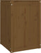 vidaXL - Wasmand - 44x44x66 - cm - massief - grenenhout - honingbruin