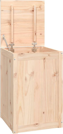 vidaXL - Wasmand - 44x44x66 - cm - massief - grenenhout