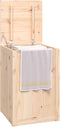 vidaXL - Wasmand - 44x44x66 - cm - massief - grenenhout