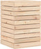 vidaXL - Wasmand - 44x44x66 - cm - massief - grenenhout