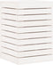 vidaXL - Wasmand - 44x44x66 - cm - massief - grenenhout - wit