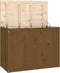 vidaXL - Wasmand - 44x44x66 - cm - massief - grenenhout - wit
