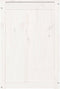 vidaXL - Wasmand - 44x44x66 - cm - massief - grenenhout - wit