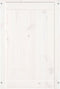 vidaXL - Wasmand - 44x44x66 - cm - massief - grenenhout - wit
