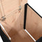 vidaXL - Wasmand - 44x44x66 - cm - massief - grenenhout - zwart