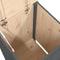 vidaXL - Wasmand - 44x44x76 - cm - massief - grenenhout - grijs