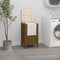 vidaXL - Wasmand - 44x44x76 - cm - massief - grenenhout - honingbruin