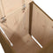 vidaXL - Wasmand - 44x44x76 - cm - massief - grenenhout - honingbruin