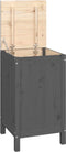 vidaXL - Wasmand - 44x44x76 - cm - massief - grenenhout