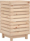 vidaXL - Wasmand - 44x44x76 - cm - massief - grenenhout