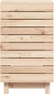 vidaXL - Wasmand - 44x44x76 - cm - massief - grenenhout