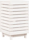 vidaXL - Wasmand - 44x44x76 - cm - massief - grenenhout - wit