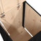 vidaXL - Wasmand - 44x44x76 - cm - massief - grenenhout - zwart