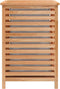 vidaXL - Wasmand - 45x45x65 - cm - massief - walnotenhout