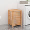 vidaXL - Wasmand - 45x45x65 - cm - massief - walnotenhout