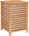 vidaXL - Wasmand - 45x45x65 - cm - massief - walnotenhout