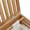vidaXL - Wasmand - 45x45x65 - cm - massief - walnotenhout