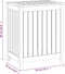 vidaXL - Wasmand - 50x35x60 - cm - massief - teakhout