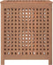 vidaXL - Wasmand - 50x35x60 - cm - massief - teakhout