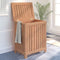 vidaXL - Wasmand - 50x35x60 - cm - massief - teakhout