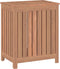 vidaXL - Wasmand - 50x35x60 - cm - massief - teakhout