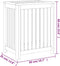 vidaXL - Wasmand - 50x35x60 - cm - massief - teakhout