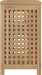vidaXL - Wasmand - 50x35x60 - cm - massief - teakhout