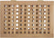 vidaXL - Wasmand - 50x35x60 - cm - massief - teakhout