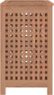 vidaXL - Wasmand - 50x35x60 - cm - massief - teakhout