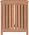 vidaXL - Wasmand - 50x35x60 - cm - massief - teakhout