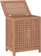 vidaXL - Wasmand - 50x35x60 - cm - massief - teakhout