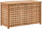 vidaXL - Wasmand - 77,5x37,5x46,5 - cm - massief - walnoothout
