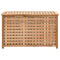 vidaXL - Wasmand - 77,5x37,5x46,5 - cm - massief - walnoothout