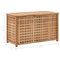 vidaXL - Wasmand - 77,5x37,5x46,5 - cm - massief - walnoothout