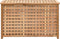 vidaXL - Wasmand - 87,5x46x67 - massief - walnotenhout
