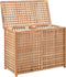 vidaXL - Wasmand - 87,5x46x67 - massief - walnotenhout