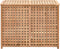 vidaXL - Wasmand - 87,5x46x67 - massief - walnotenhout