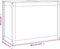 vidaXL - Wasmand - 88,5x44x66 - cm - massief - grenenhout - grijs