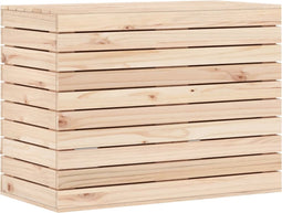 vidaXL - Wasmand - 88,5x44x66 - cm - massief - grenenhout