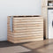vidaXL - Wasmand - 88,5x44x66 - cm - massief - grenenhout