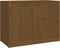 vidaXL - Wasmand - 88,5x44x66 - cm - massief - grenenhout - honingbruin
