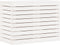 vidaXL - Wasmand - 88,5x44x66 - cm - massief - grenenhout - wit