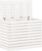 vidaXL - Wasmand - 88,5x44x66 - cm - massief - grenenhout - wit