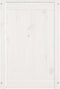 vidaXL - Wasmand - 88,5x44x66 - cm - massief - grenenhout - wit